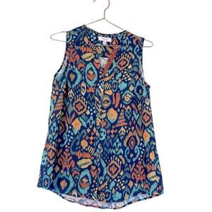 Tinta Sleeveless Colorful Blouse - Size 40 Medium